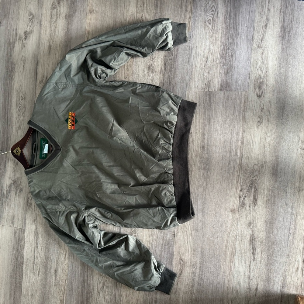 Men's Gray Pullover Jacket